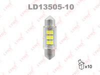 LD13505-10, Лампа светодиодная LED C5W T11x35 12V SV8,5-8 SMDx6 6900K