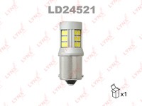 LD24521, Лампа светодиодная LED P21W S25 24V BA15s SMDx27 6200K HCV