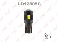 LD12805C, Лампа светодиодная LED W5W T10 12V W2,1x9,5d SMDx6 7200K CANbus