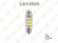 Лампа светодиодная 12V C5W W SV8,5 6900K LYNXauto LD13505