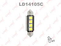 LD14105C, Лампа светодиодная LED C5W T11x41 12V SV8,5-8 SMDx4 7000K CANbus