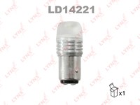 LD14221, Лампа светодиодная LED P21/5W S25 12V BAY15d SMDx1 12000K