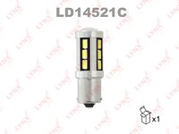 LD14521C, лампа светодиодная P21W S25 12V BA15S 7200K Canbus