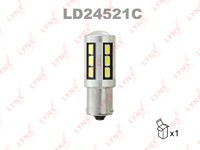 LD24521C, LD24521C LED P21W S25 24V BA15S 7200K Canbus Лампа LYNXauto