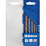 Набор сверл по металлу Эксперт, кобальтовые, 5 шт 2,3,4,5,6 мм, ПРО кассета 640-254