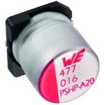 875115357006, Aluminum Organic Polymer Capacitors WCAP-PSHP 16V 470uF 20% ESR=11mOhms