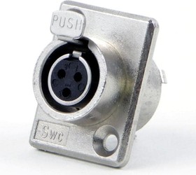 TYEF02, XLR Connectors ESCUTCHEON PLASTIC