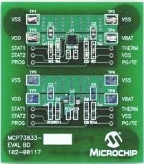 MCP73833EV, Power Management IC Development Tools MCP73833 EVAL BRD