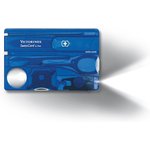 Швейцарская карта Victorinox SwissCard Lite (0.7322.T2) синий полупрозрачный ...