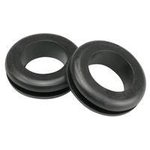 498105, Grommets & Bushings EPDM Grommet, Black, 15 mm Hole, 3mm Panel Thk