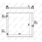 50139, радиатор охлаждения BMW X5 4.8 11/2006-12/2010
