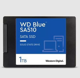Фото 1/6 SSD жесткий диск SATA2.5" 1TB BLUE SA510 WDS100T3B0A WDC