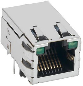 SI-52007-F, Modular Connectors / Ethernet Connectors CONN MAGJACK 1PORT 100 BASE-T