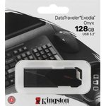 Флеш Диск Kingston 128Gb DataTraveler Exodia Onyx DTXON/128GB USB3.2 черный