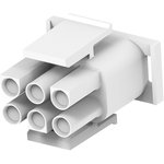 1-1644055-2, CONNECTOR HOUSING, PLUG, 6POS, 6.35MM