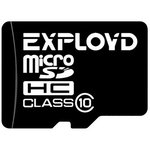 EX0032GCSDHC10-W/A-AD, Карта памяти 32GB MicroSD class 10 EXPLOYD