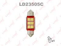 LD23505C, Лампа светодиодная LED C5W T11x35 24V SV8,5-8 SMDx10 7000K CANbus HCV