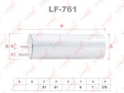 LF761, Фильтр топливный