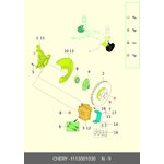 T113001030, Подшипник передней ступицы BONUS T11-3001030 [ORG]