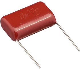 Фото 1/2 2,2uF 400V (JFB02G225K275000B) +/-10% P:27.5mm металл.полиэстер. конденсатор JFB(CL21) JB(аналог к73-17)28,0х9,5х18,4