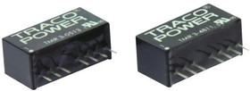 Фото 1/3 TMR 3-2421, Isolated DC/DC Converters - Through Hole Product Type: DC/DC; Package Style: SIP-8; Output Power (W): 3; Input Voltage: 18-36 VD