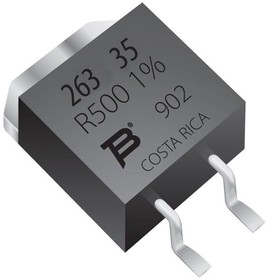 PWR263S-35-R270F, SMD чип резистор, силовой, 0.27 Ом, ± 1%, 35 Вт, TO-263 (D2PAK), Thick Film, High Power