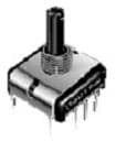 PCW1J-R24-BAD252L, Potentiometers 2.5K 20% Sq 22mm Single Turn