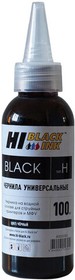 Фото 1/2 Чернила HI-BLACK для HP (Тип H) универсальные, черные 0,1 л, водные, 15070103961U