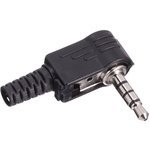 171-6435-EX, Phone Connectors 3.5 MM R/A 4 COND BK