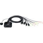 Переключатель ATEN 2-Port USB 4K HDMI Cable KVM Switch
