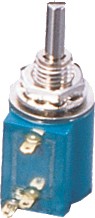 Фото 1/2 M-1305 10K, Precision Potentiometers 1800 degree electrical angle, 1 W, 10 kOhm resistance, manual five turn wirewound, .5% linearity, 13mm