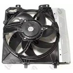 0090140007, Вентилятор радиатора 350 W, 317 mm (с рамкой) 2 PINS CITROEN C2 02- ...
