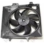 0090140007, Вентилятор радиатора 350 W, 317 mm (с рамкой) 2 PINS CITROEN C2 02- ...