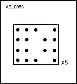 ABL0053, Накладки тормозные,комплект STD / WVA (19343) HCV