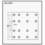 ABL0268, Накладки тормозные,комплект STD / WVA (19921) HCV