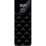 Флеш Диск Silicon Power 64Gb Blaze B03 SP064GBUF3B03V1K USB3.1 черный