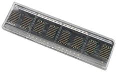 HDSP-2501, Буквенно-цифровой светодиодный дисплей, Желтый, 300 мА, 7.5 мкд, 8, 6.86 мм, 5 В