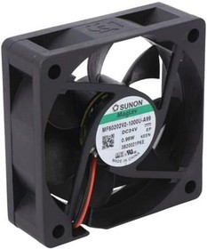 Фото 1/2 MF60202V2-1000U-A99, DC Fans Axial Fan, 60x60x20mm, 24VDC, 19CFM, 0.16"H2O, Vapo, Wire, Auto Restart