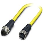 1406089, Sensor Cables / Actuator Cables SAC-8P-MS/ 0.5-542/ FS SCO BK