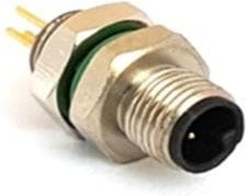 Фото 1/2 PXMBNI08FPM05BFL001, M8 Series, Straight M8 to Unterminated Cable assembly, 100mm Cable
