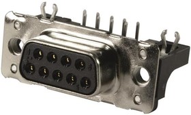 09665527615, D-Sub Standard Connectors DSUB SV FEM SSDP ANG62-254 50P AU3