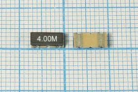 Керамические резонаторы 4МГц, SMD 7.4x3.4мм с двумя контактами; №пкер 4000 \C07434C2\\4000\ \ZTACC4,00MG\