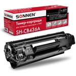 Картридж лазерный SONNEN (SH-CB436A) для HP LaserJet P1504/05/06/M1120/M1522 ...