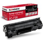 Картридж лазерный SONNEN (SC-728) для CANON MF4410/4430/4450/ 4570dn/4580dn ...