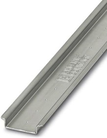0801681, Steel Unperforated DIN Rail, Top Hat Compatible, 2m x 35mm x 7.5mm
