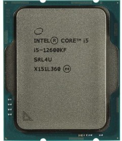 Фото 1/10 CPU Intel Core i5-12600KF Alder Lake OEM {3.7 ГГц/ 4.9 ГГц в режиме Turbo, 20MB, LGA1700}