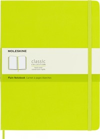 Фото 1/4 Блокнот Moleskine CLASSIC QP092C2 XLarge 190х250мм 192стр. нелинованный твердая обложка лайм