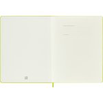 Блокнот MOLESKINE Classic, 192стр, без разлиновки, твердая обложка, лайм [qp092c2]