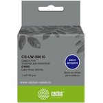 Этикетки Cactus CS-LW-99010 сег.:89x28мм черный белый 130шт/рул Dymo Label Writer 450/4XL