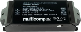 MP007748, Драйвер светодиода, IP20, LED Lighting, 135 Вт, 12 В DC, 11.25 А, Постоянное Напряжение, 100 В